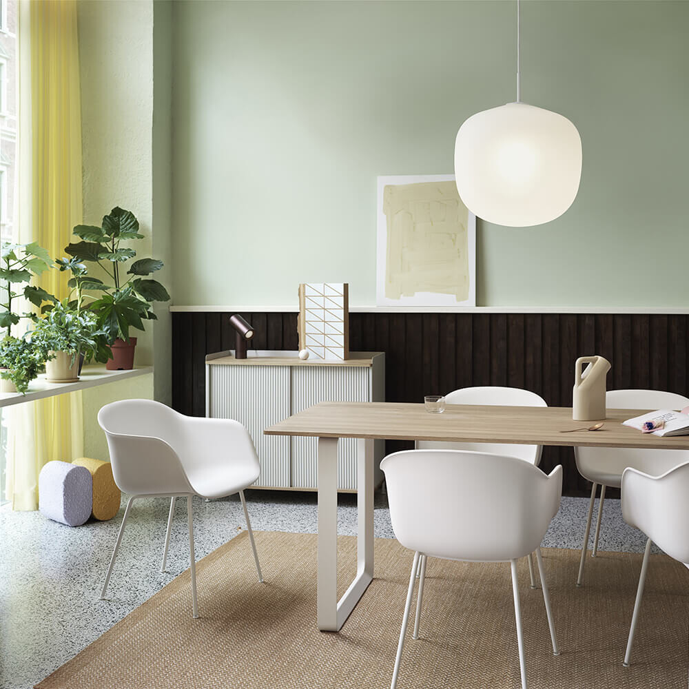 Rime Pendel Ø45 WhiteGrey Muuto Rime Pendel Ø45 WhiteGrey Muuto