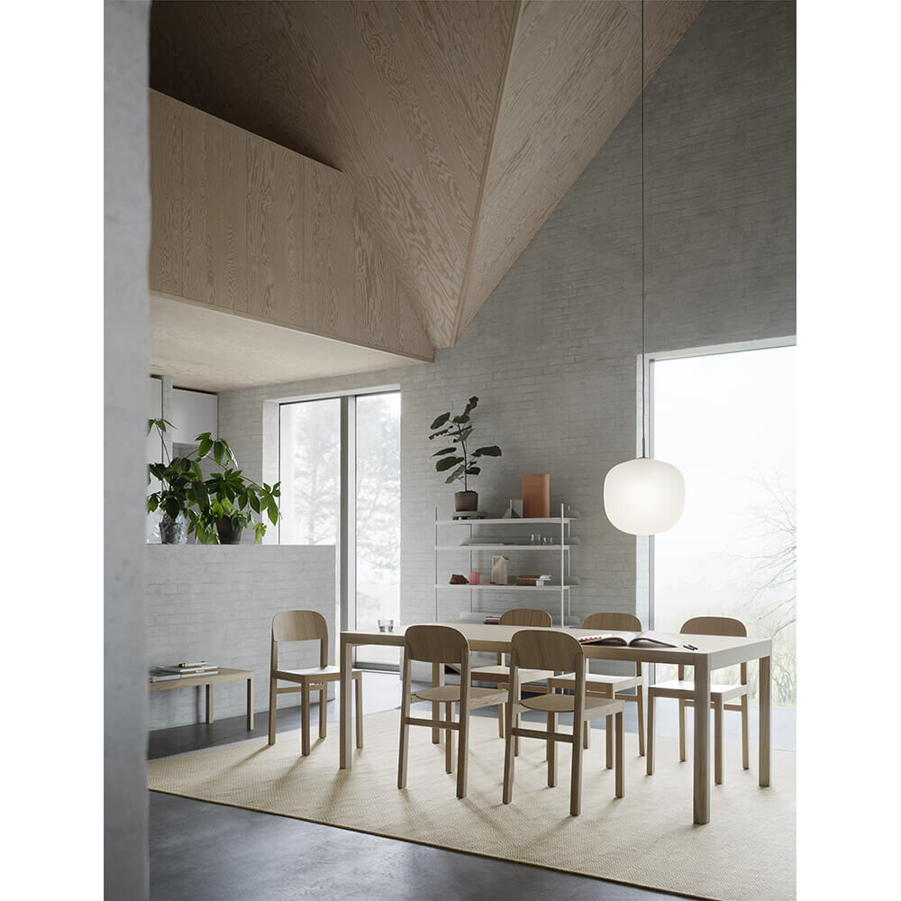 Rime Pendel Ø45 WhiteGrey Muuto Rime Pendel Ø45 WhiteGrey Muuto