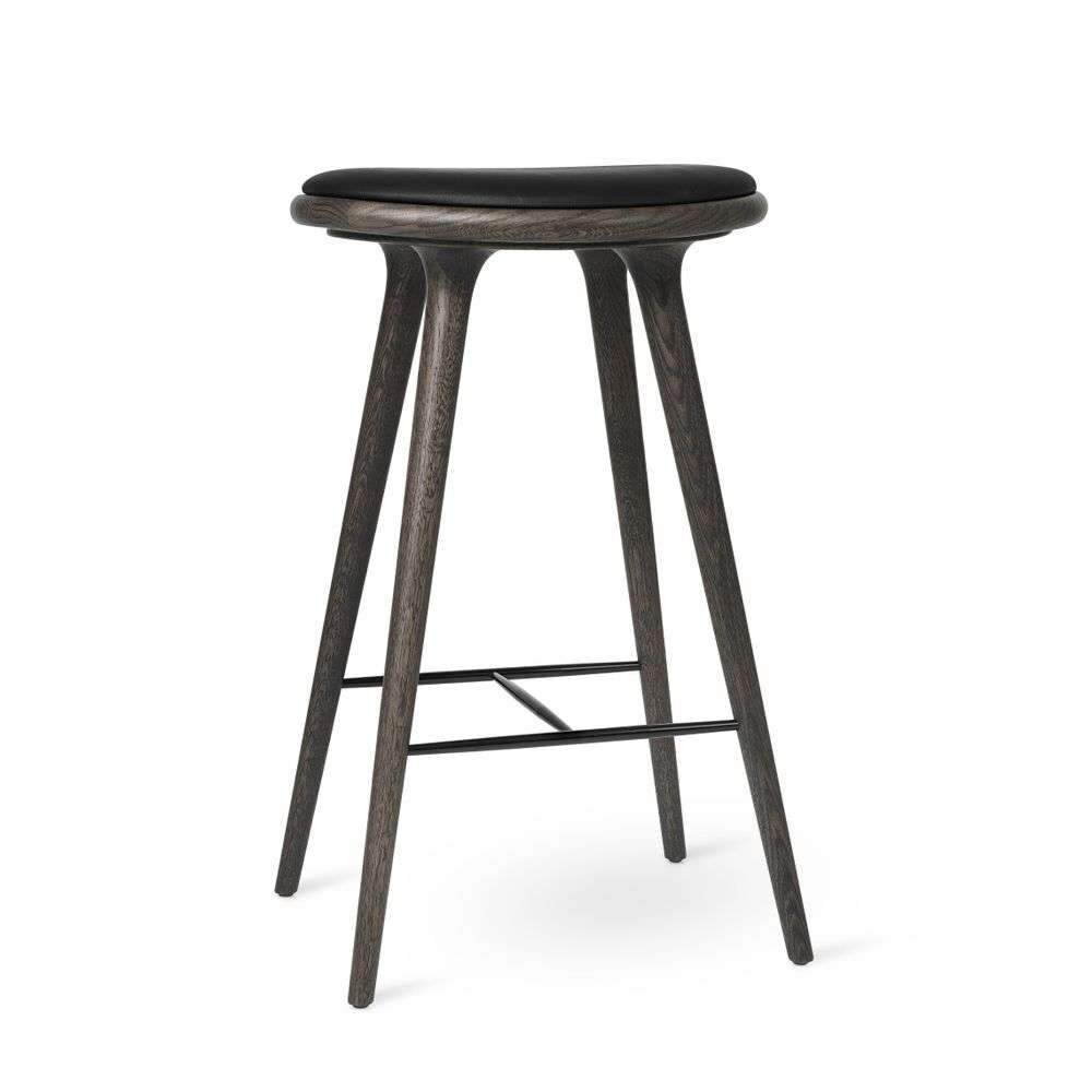 High Stool H74 Sirka Grey Stained Oak - Mater