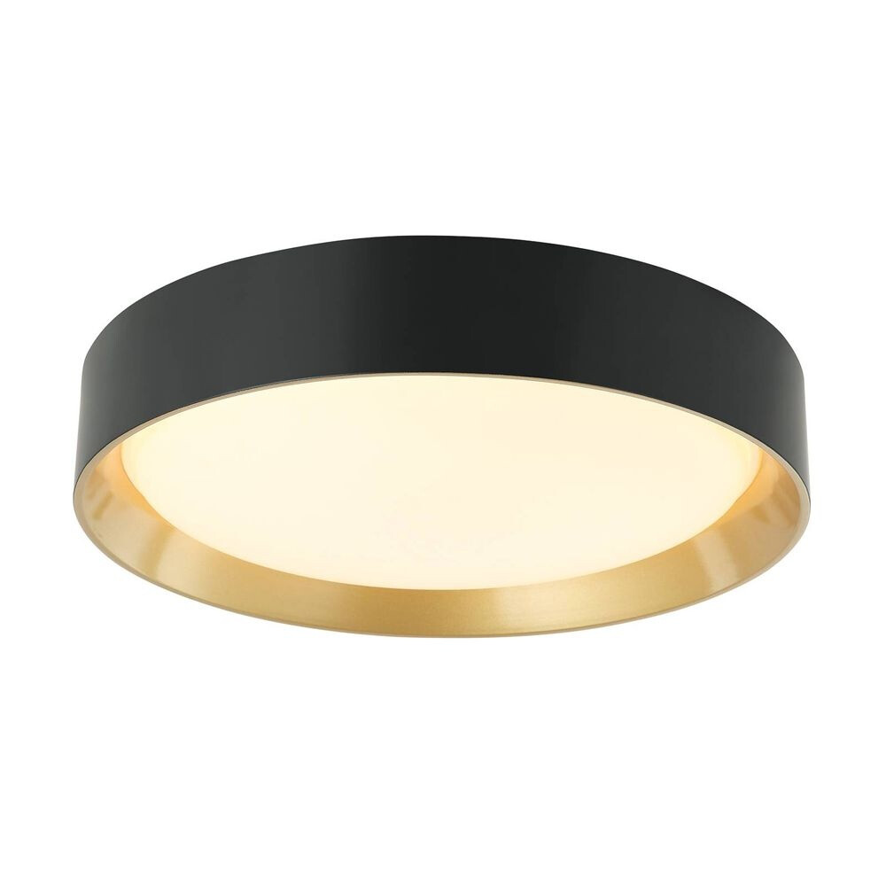 Kambia LED Loftlampe Ø55 Black/Gold – Lindby