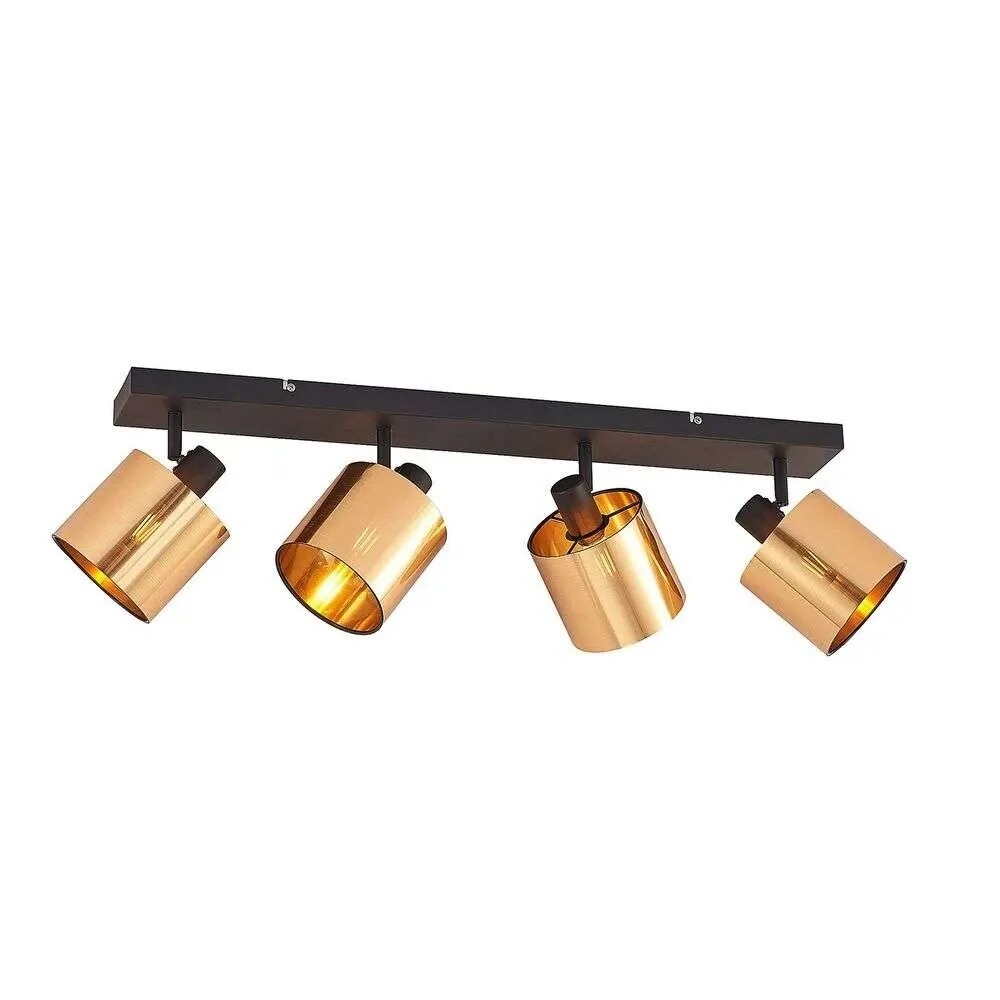 Joudy 4 Loftlampe Brass/Black - Lindby thumbnail