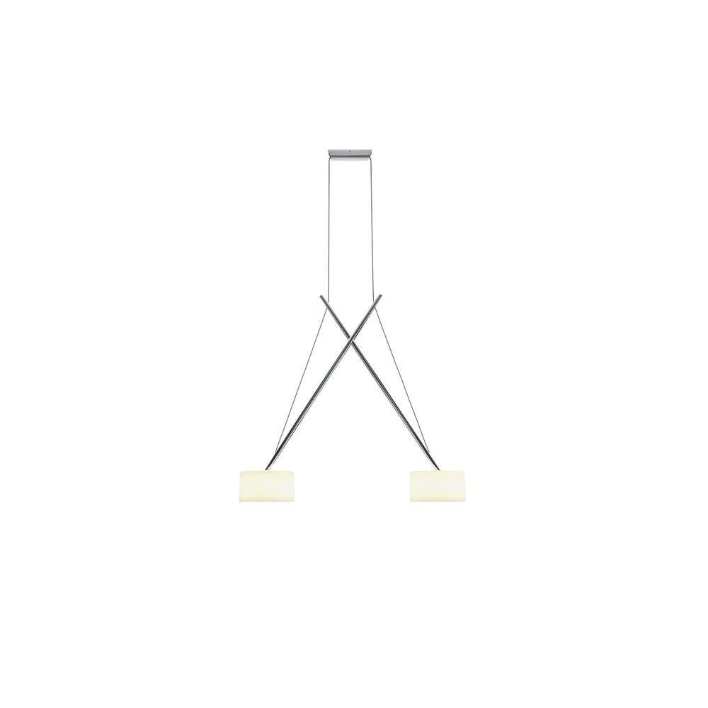 Twin LED Pendel Chrome/Glass – Serien Lighting
