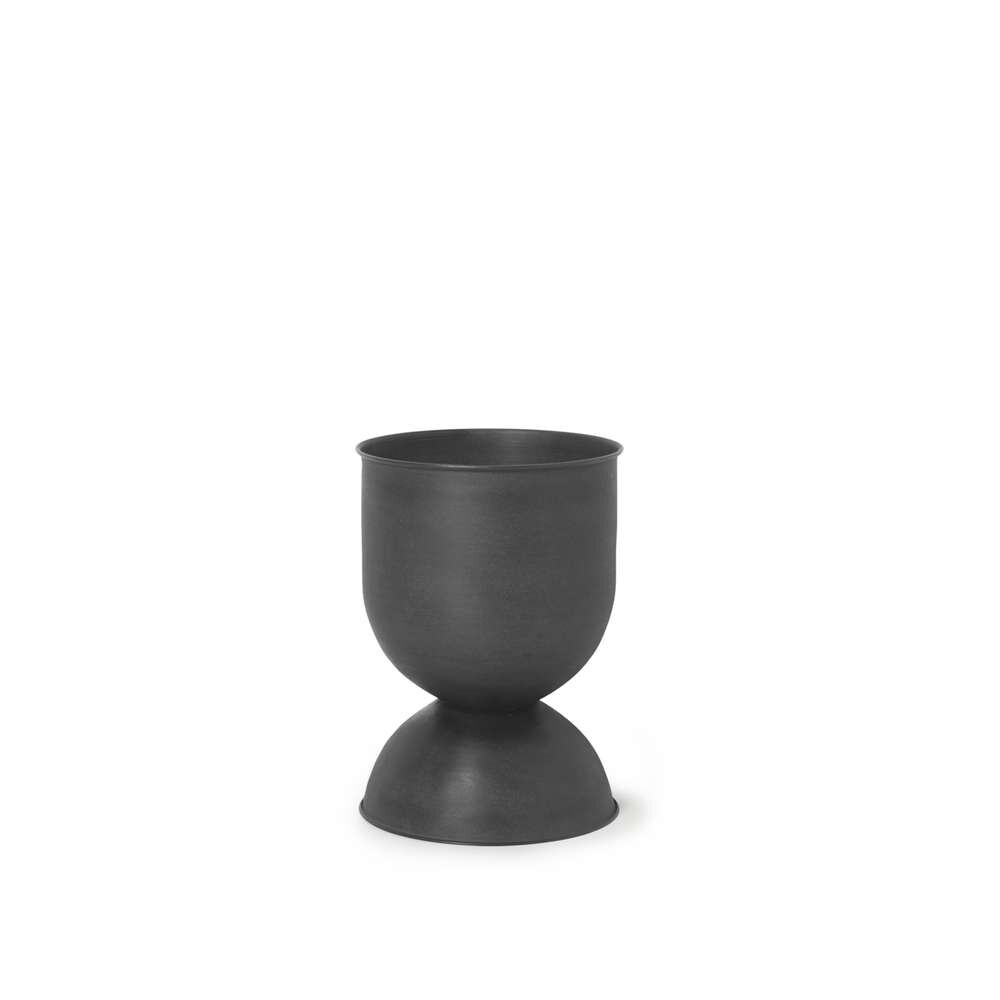 Hourglass Pot Small Black - Ferm Living thumbnail