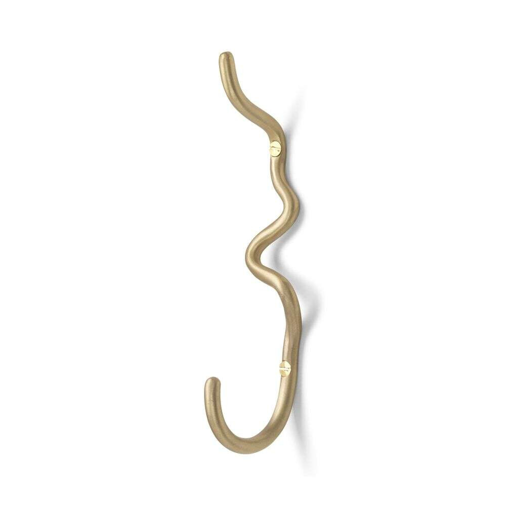 Curvature Hook Brass - Ferm Living thumbnail