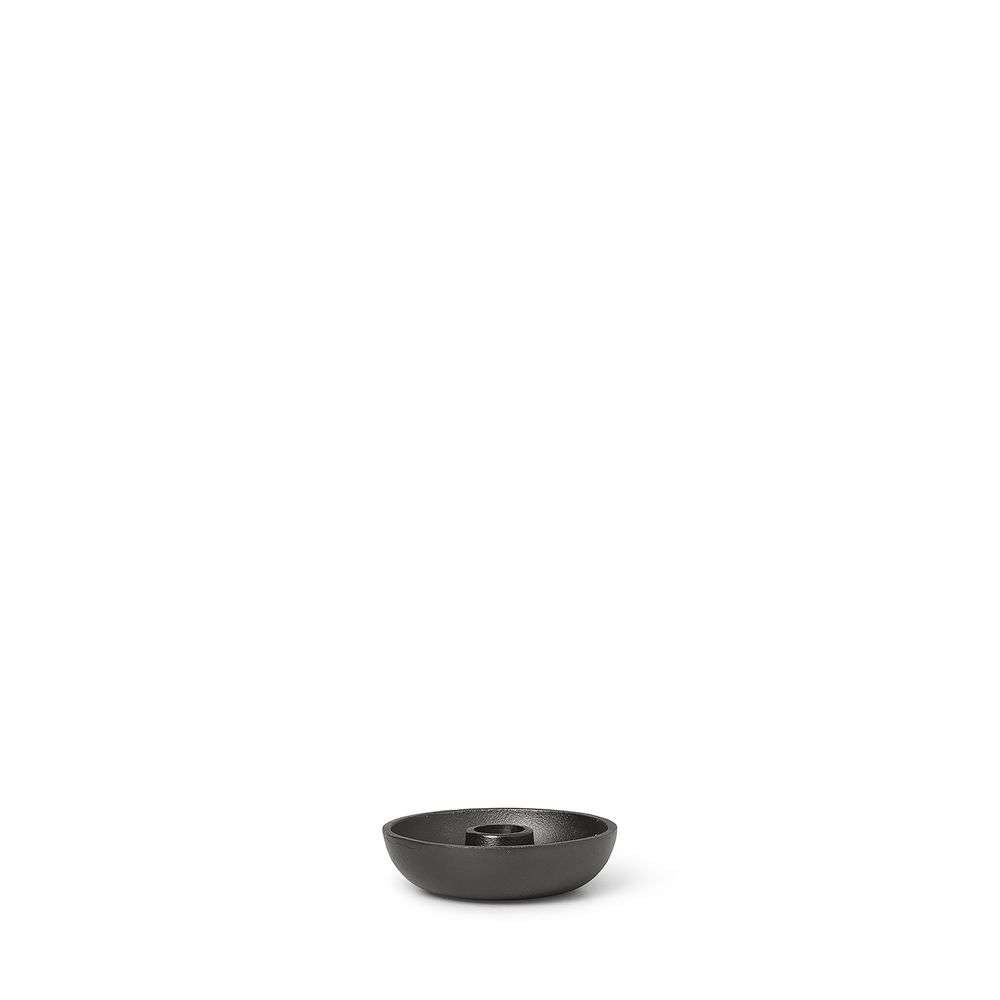 Bowl Candle Holder Single Black Alu - Ferm Living thumbnail