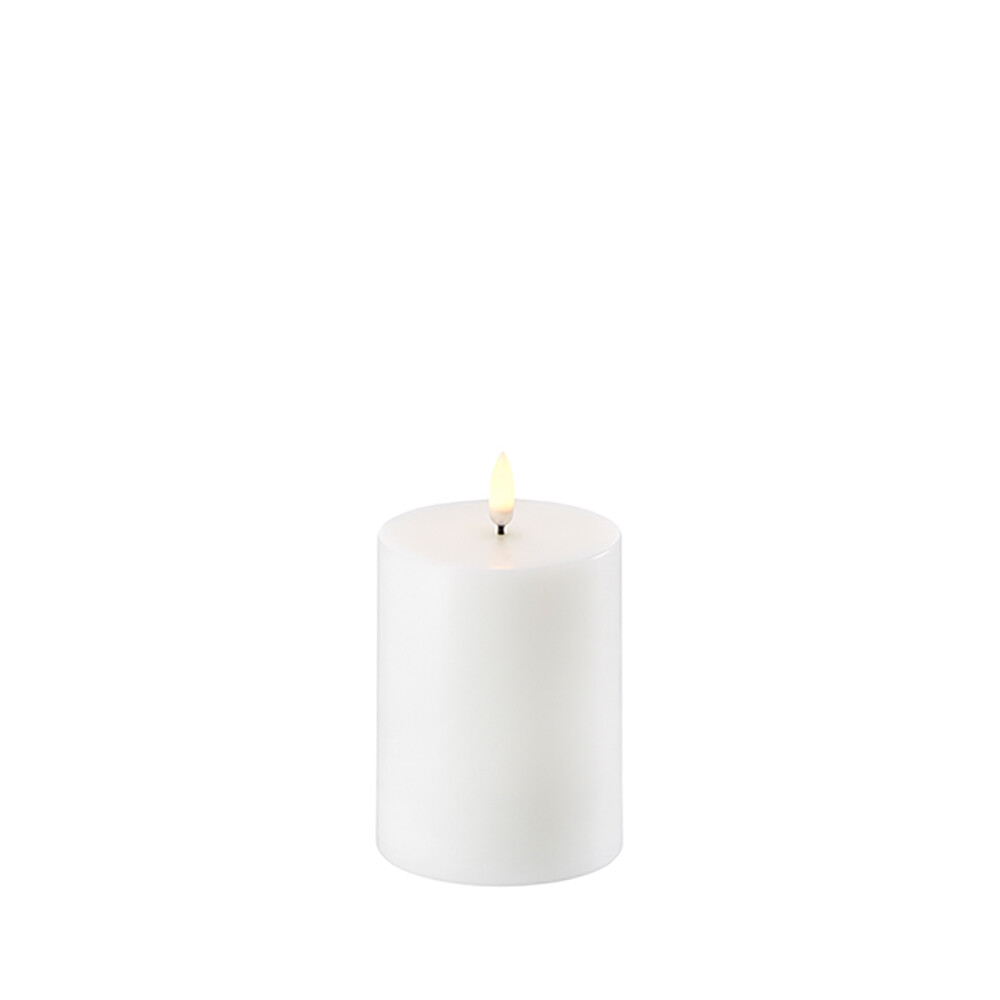 Bloklys LED Nordic White 7,8 x 10 cm – Uyuni