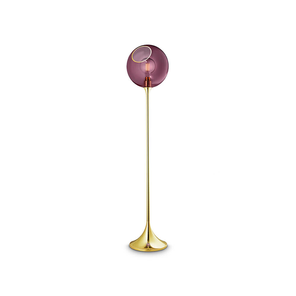 Ballroom Gulvlampe Purple Rain/Gold - Design By Us thumbnail
