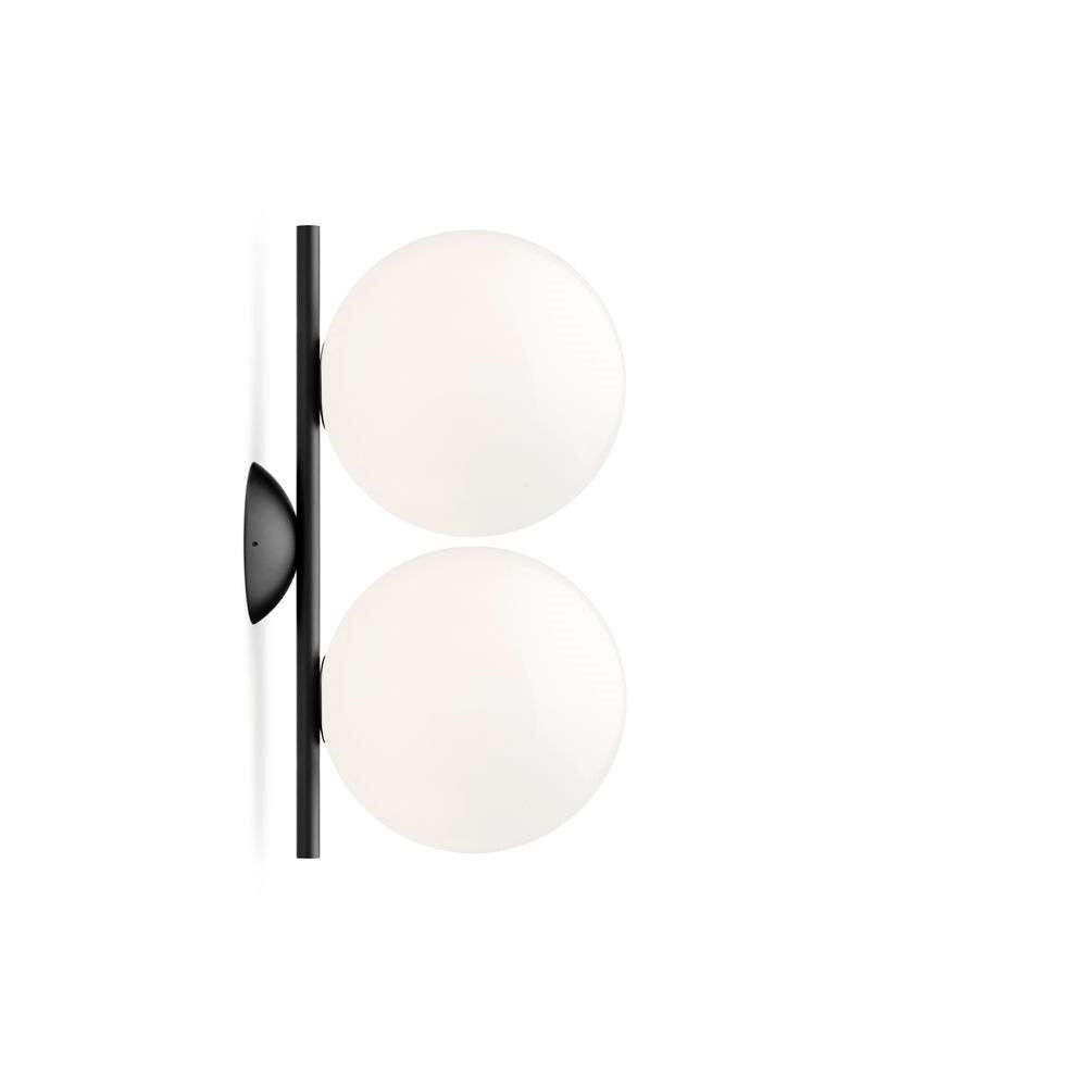 Flos Ic C/w1 Double Væglampe Sort