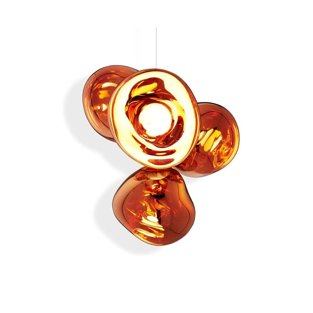 Melt LED Chandelier Small Copper – Tom Dixon