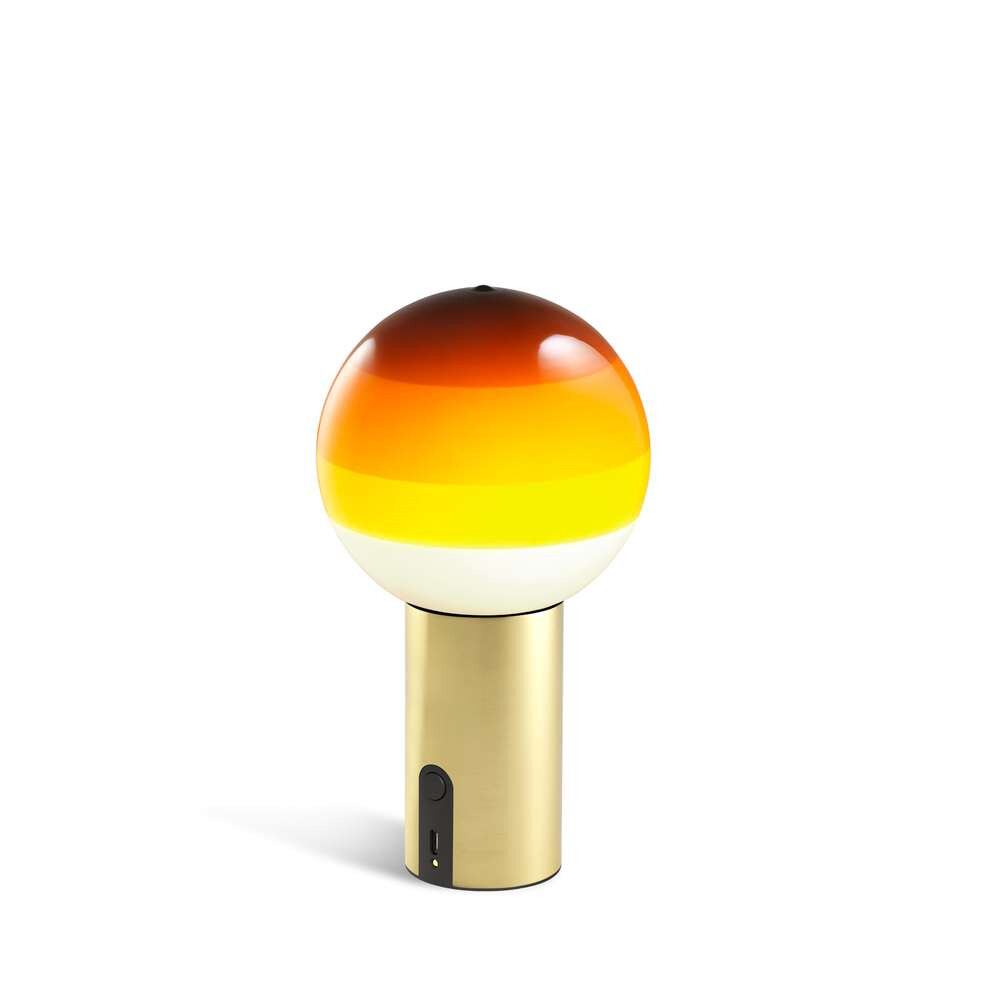Image of Dipping Light Portable Amber/Brushed Brass - Marset (16820637)