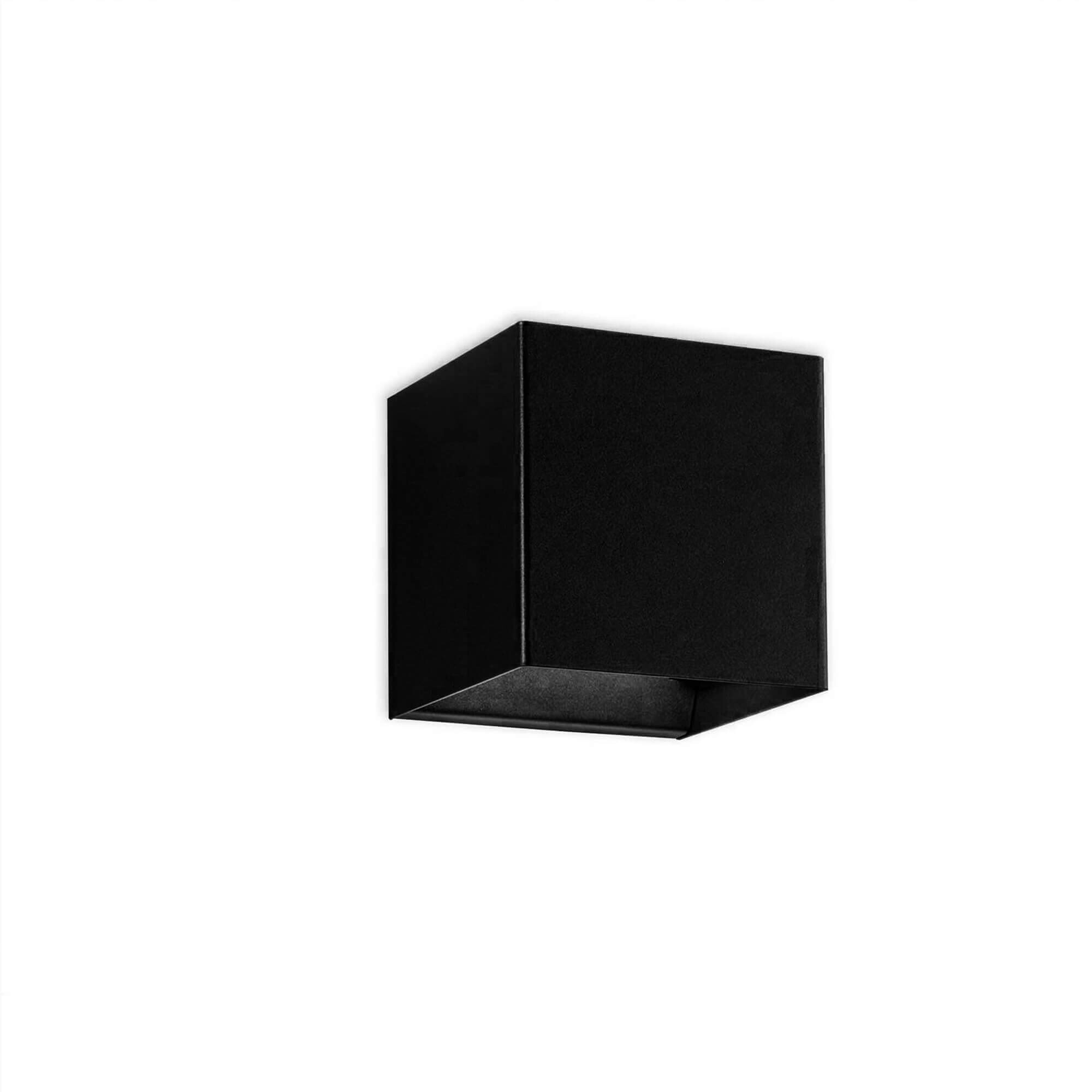 Image of Laser Cube Væglampe Sort - Studio Italia Design (10614551)