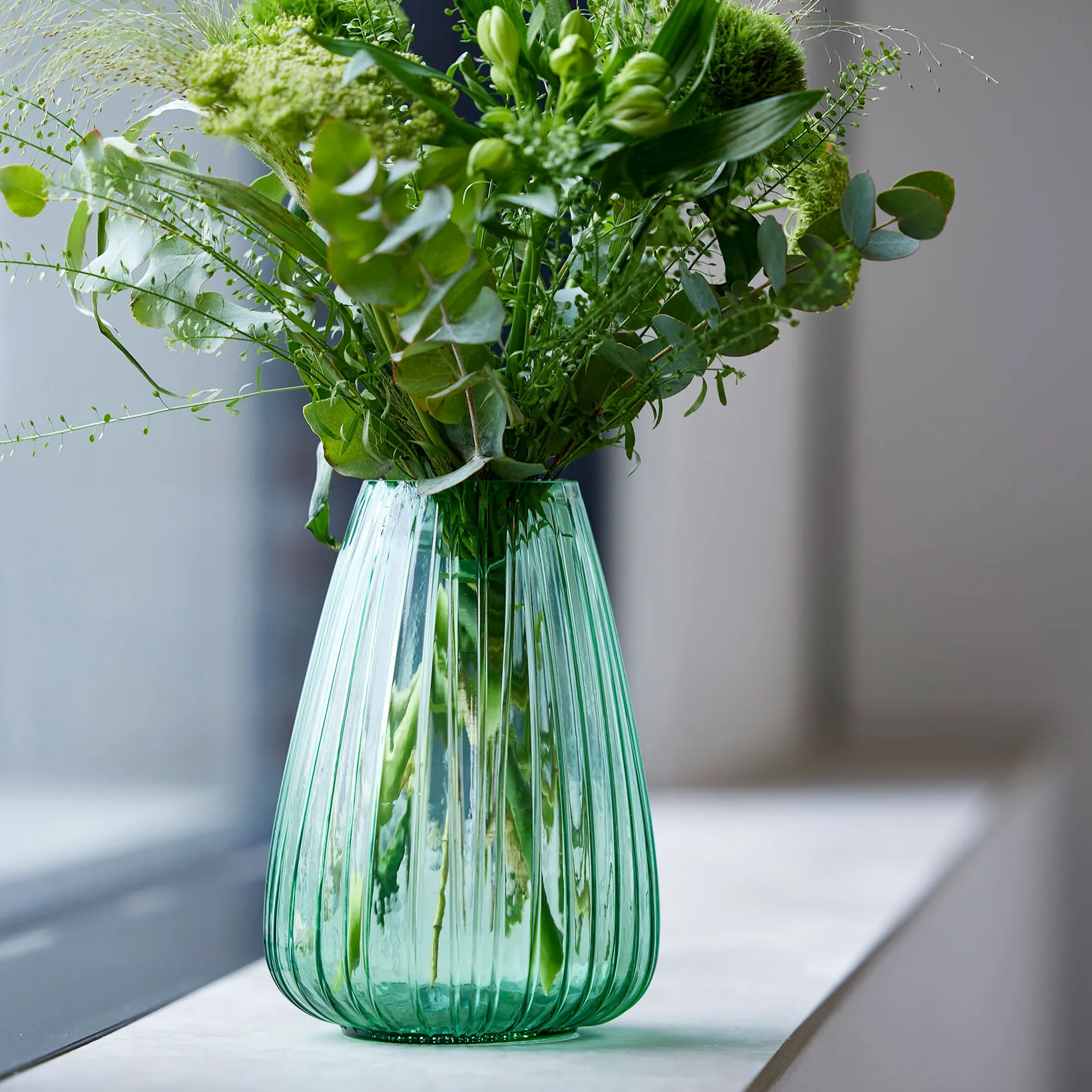 Køb BITZ Kusintha vase 22 cm grøn lige her! | Lækker | Hurtig fragt!