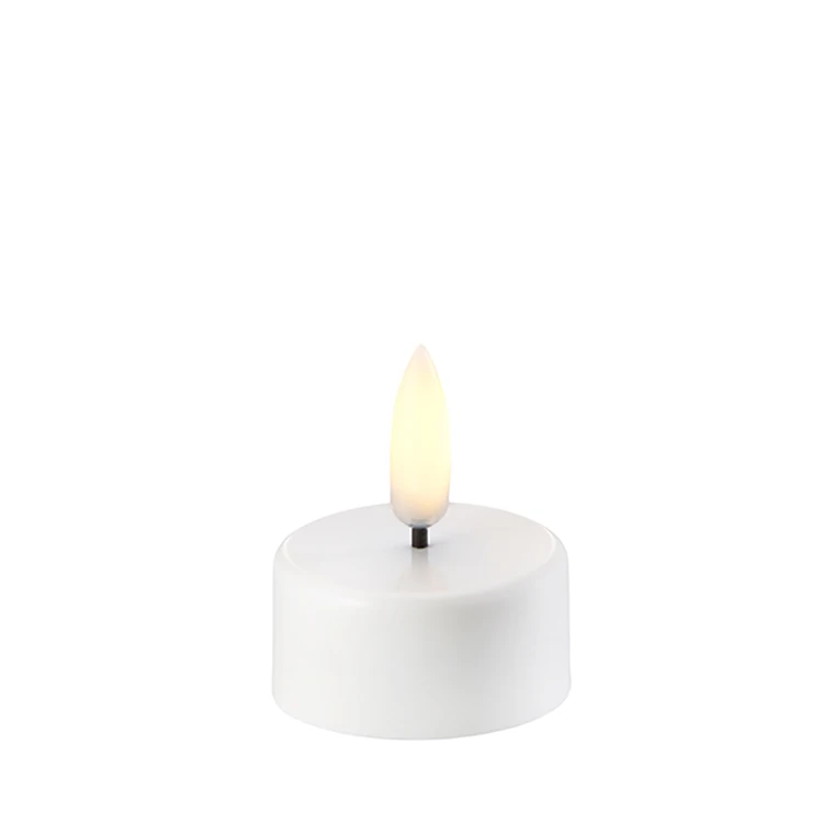 Beurs Architectuur Handelsmerk Uyuni LED Tea Light Nordic White 3,8 x 2 cm - Uyuni - Buy here