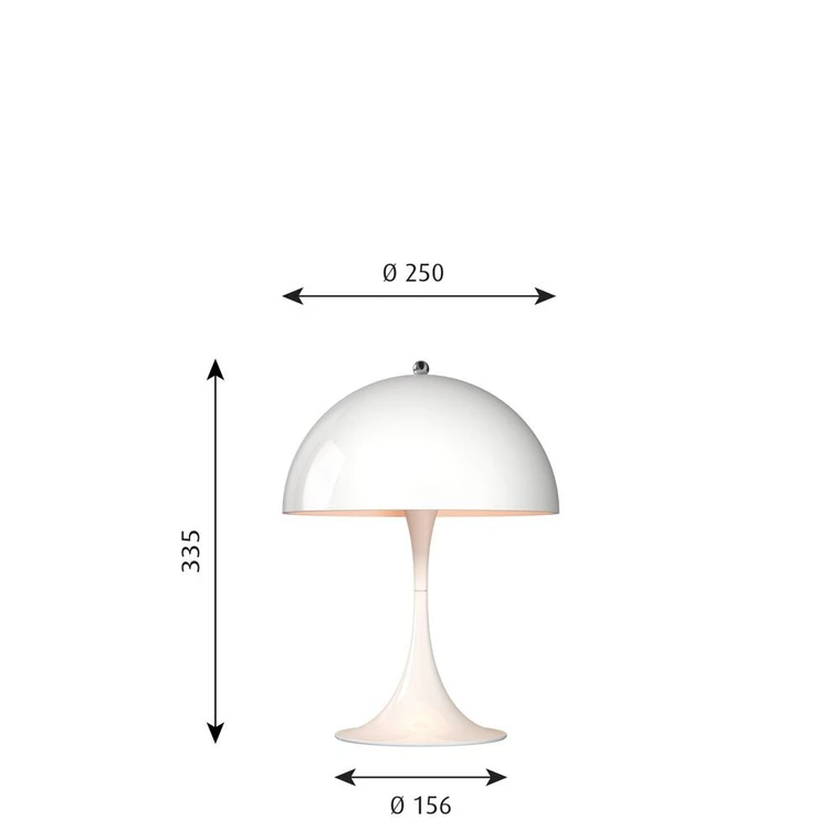 LE KLINT 375 lampada da tavolo Ø 18 cm, carta