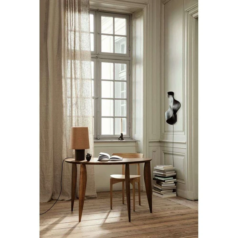 Oyster Vägglampa Black - ferm LIVING