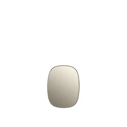 Framed Mirror Small Taupe/Taupe Glass - Muuto - Buy online