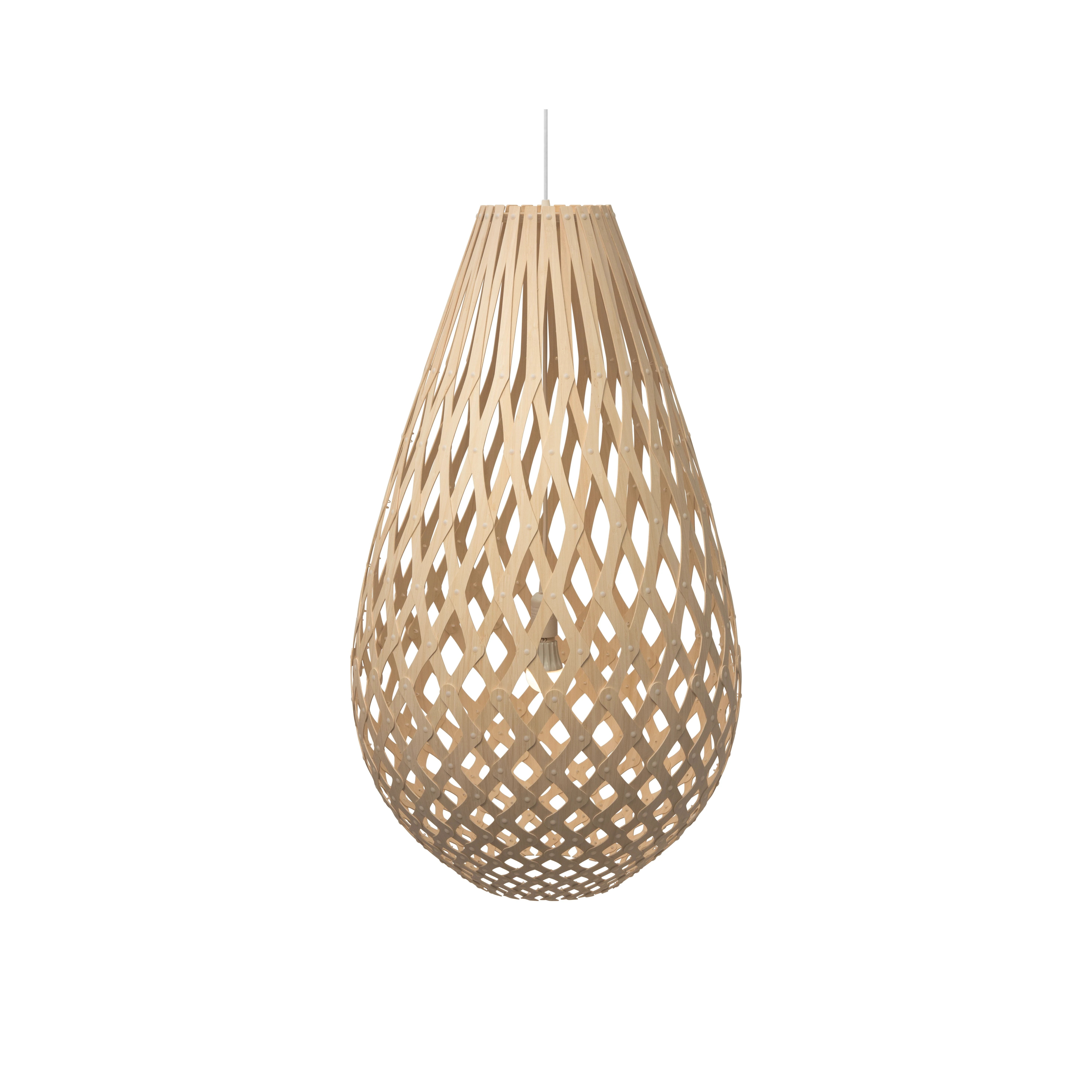 Koura Taklampa H100 Bamboo - David Trubridge - Köp online