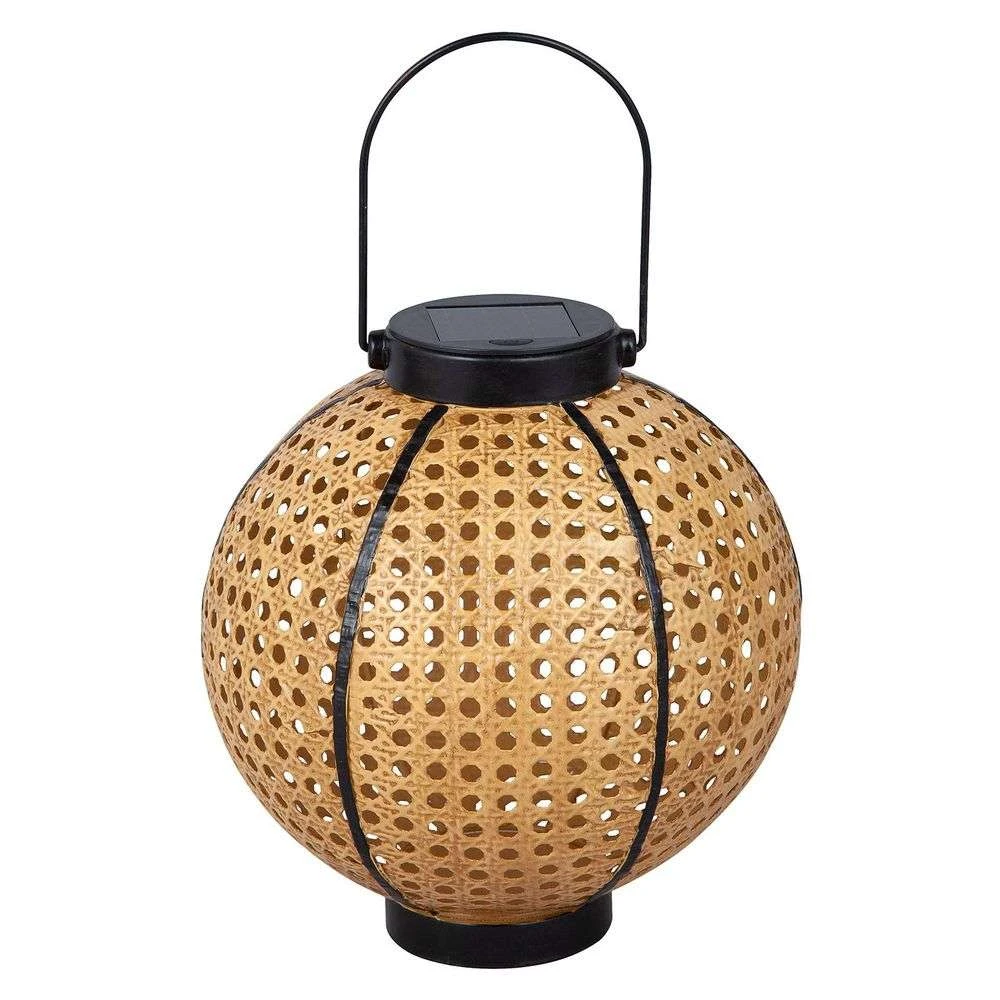 Lindby Lemark lanterna LED solare sfera, portatile