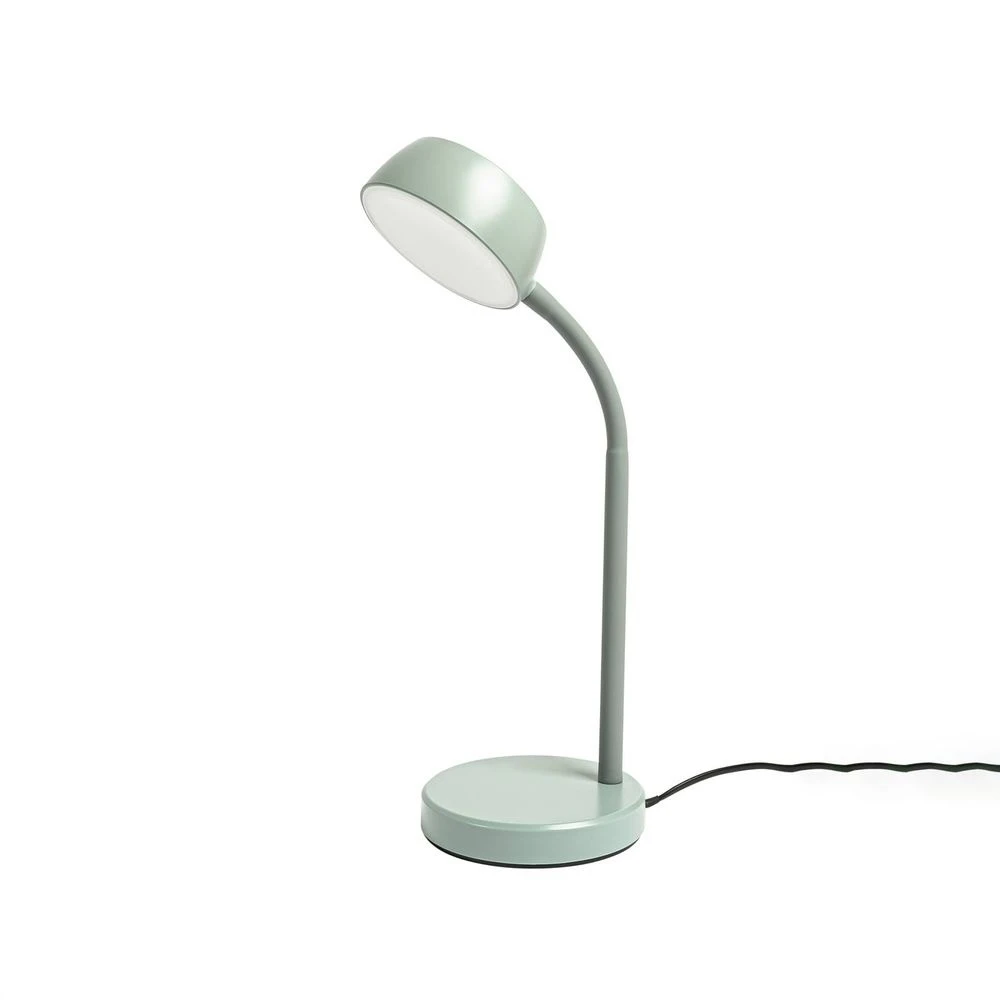 Lampada da tavolo LED Lindby Tijan, grigio, braccio flessibile