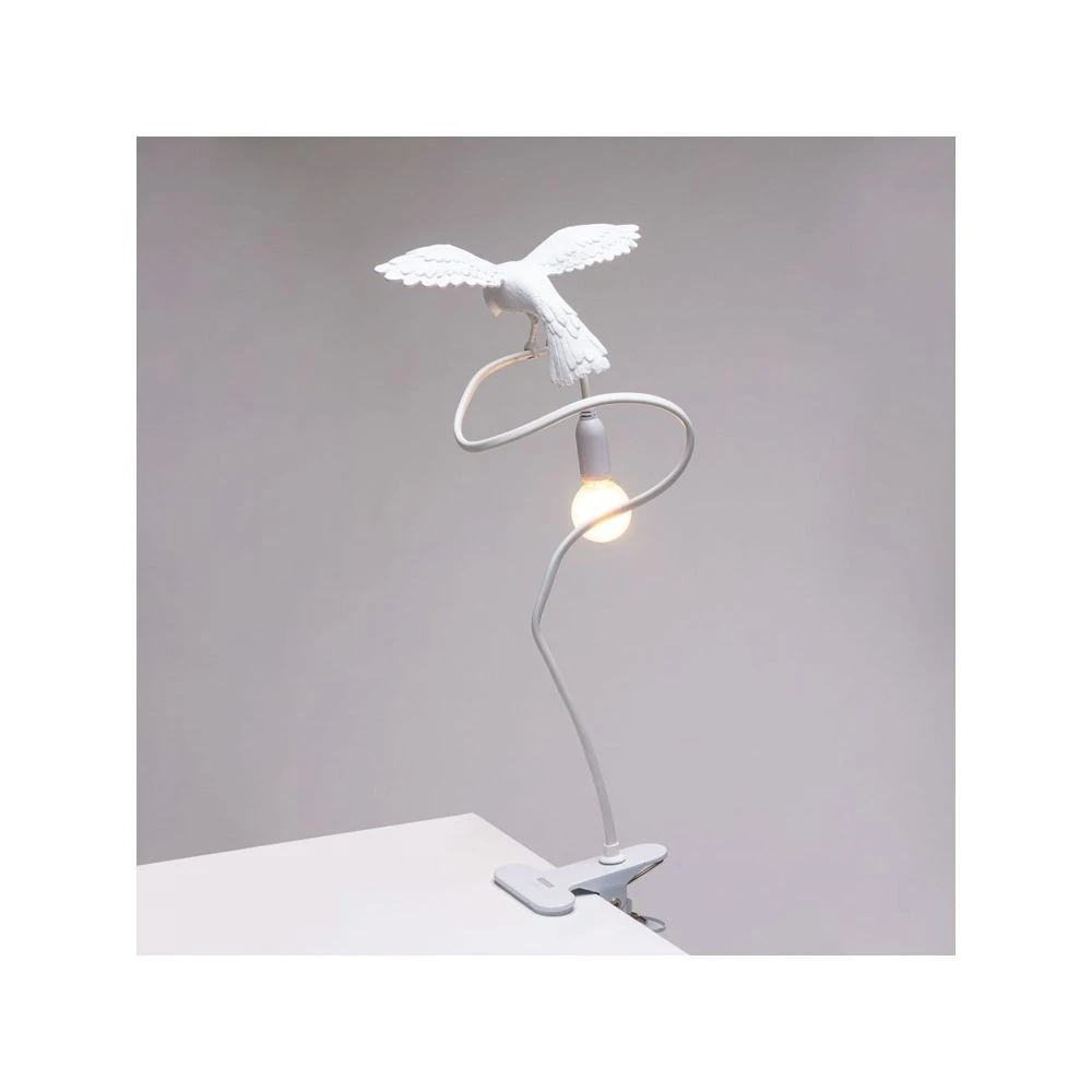 Sparrow Cruising Lampada con Morsetto White - Seletti