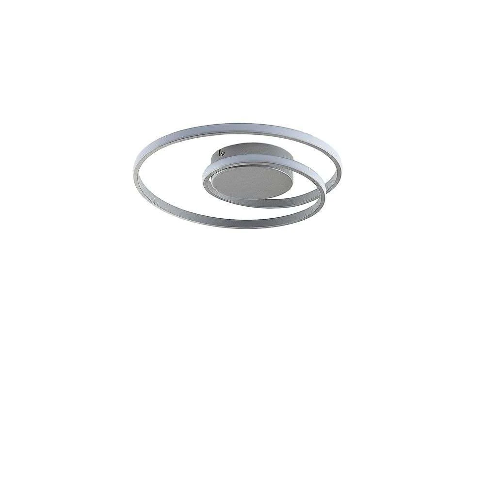 Plafond  - Kyron LED Plafond Silver_Titanium - Lindby