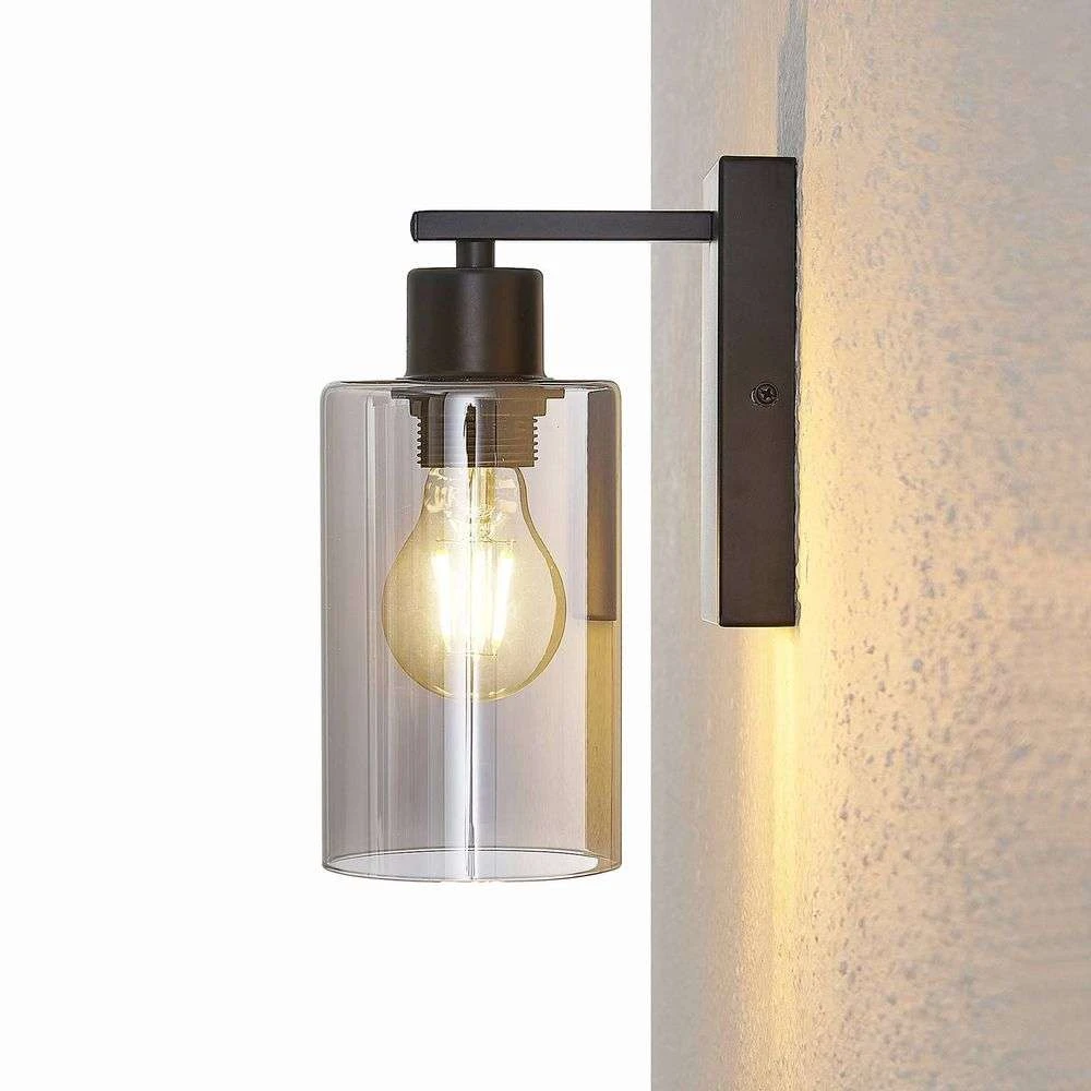 Source lumineuse ampoule LED couleur fumée lampe en verre en forme