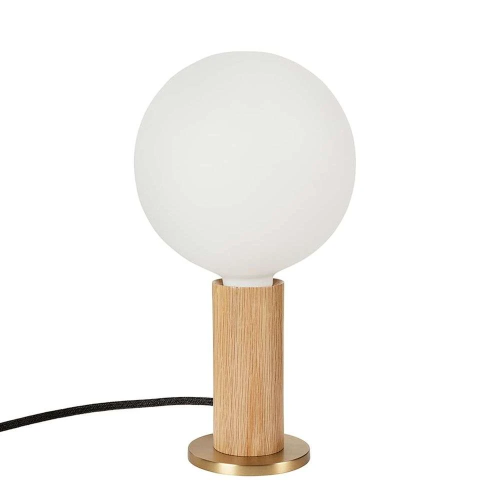 oak knuckle lampe de table avec sphere iv - tala