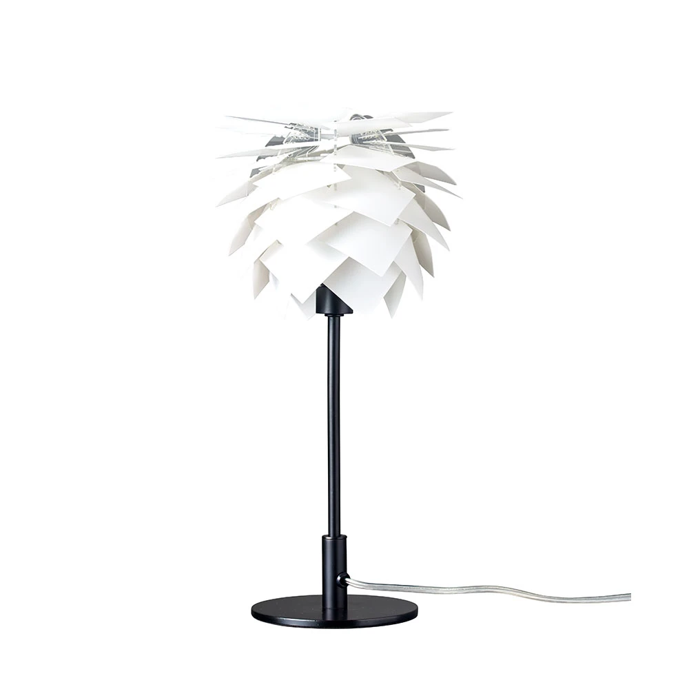pineapple xs lampe de table blanc/noir - dyberglarsen