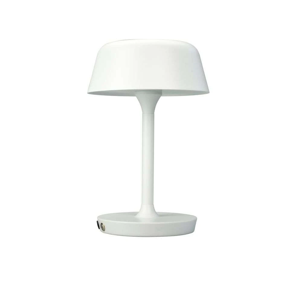 valencia led lampe de table matt white - dyberglarsen