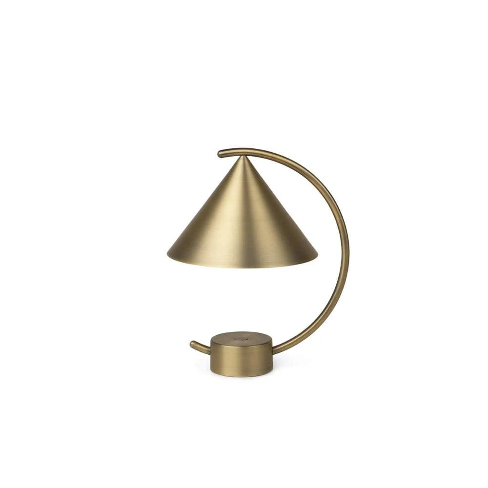 Tiny lamp brass - candeeiro de pé de inspiração art déco industrial -  1104264668 Ferm Living - Normo iluminação