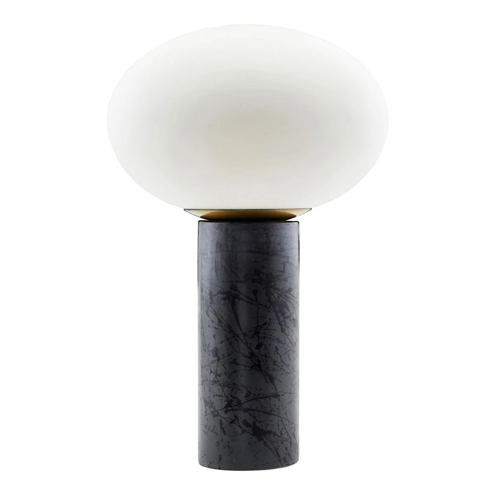 opal lampe de table h45cm blanc/laiton - house doctor