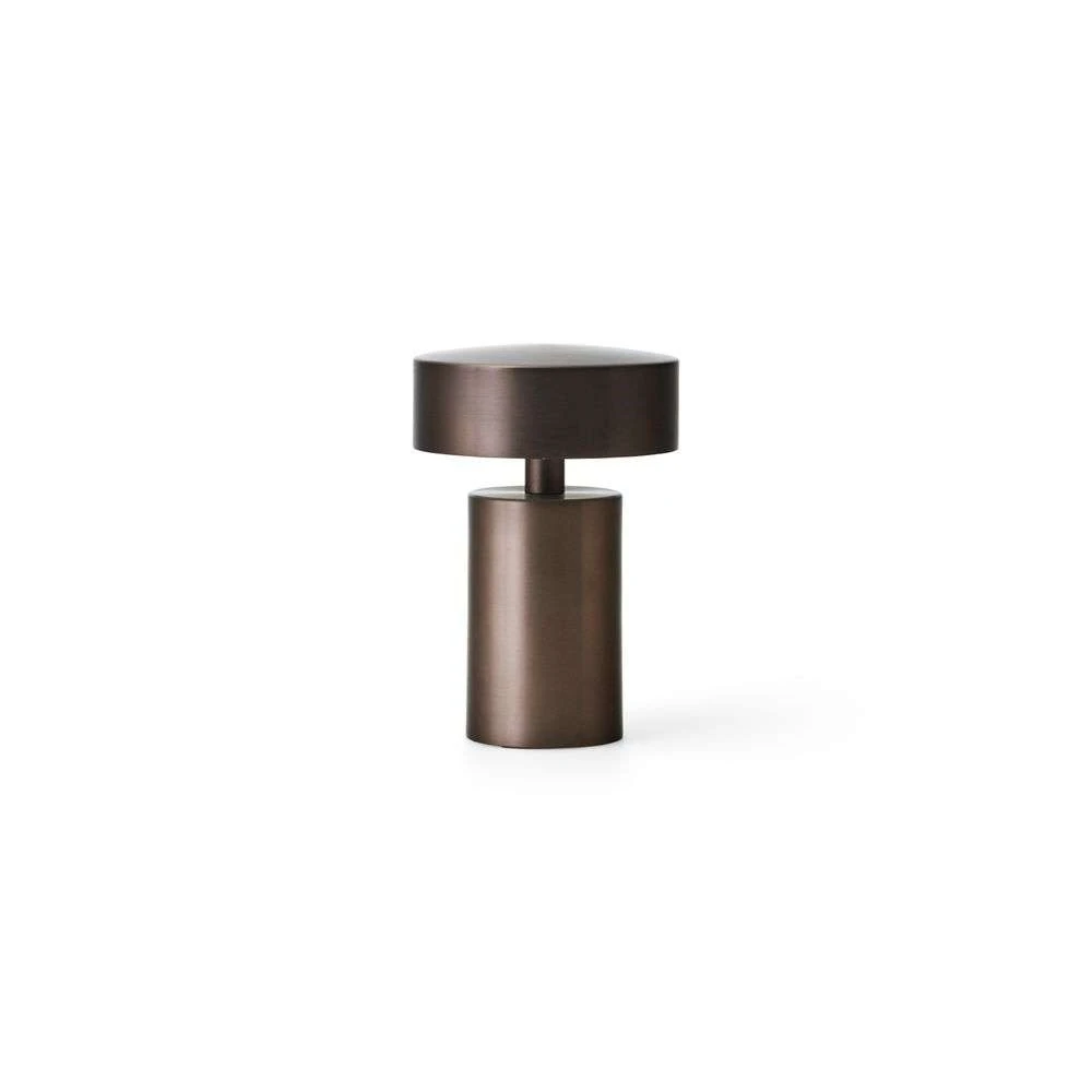 column portable lampe de table bronze - menu