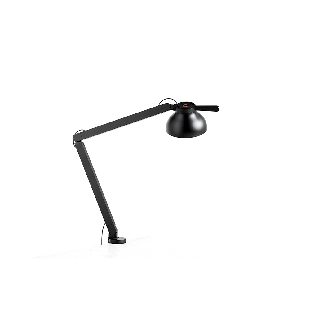 PC Table Lamp 2 Arms w. clamp Soft Black - HAY Buy here