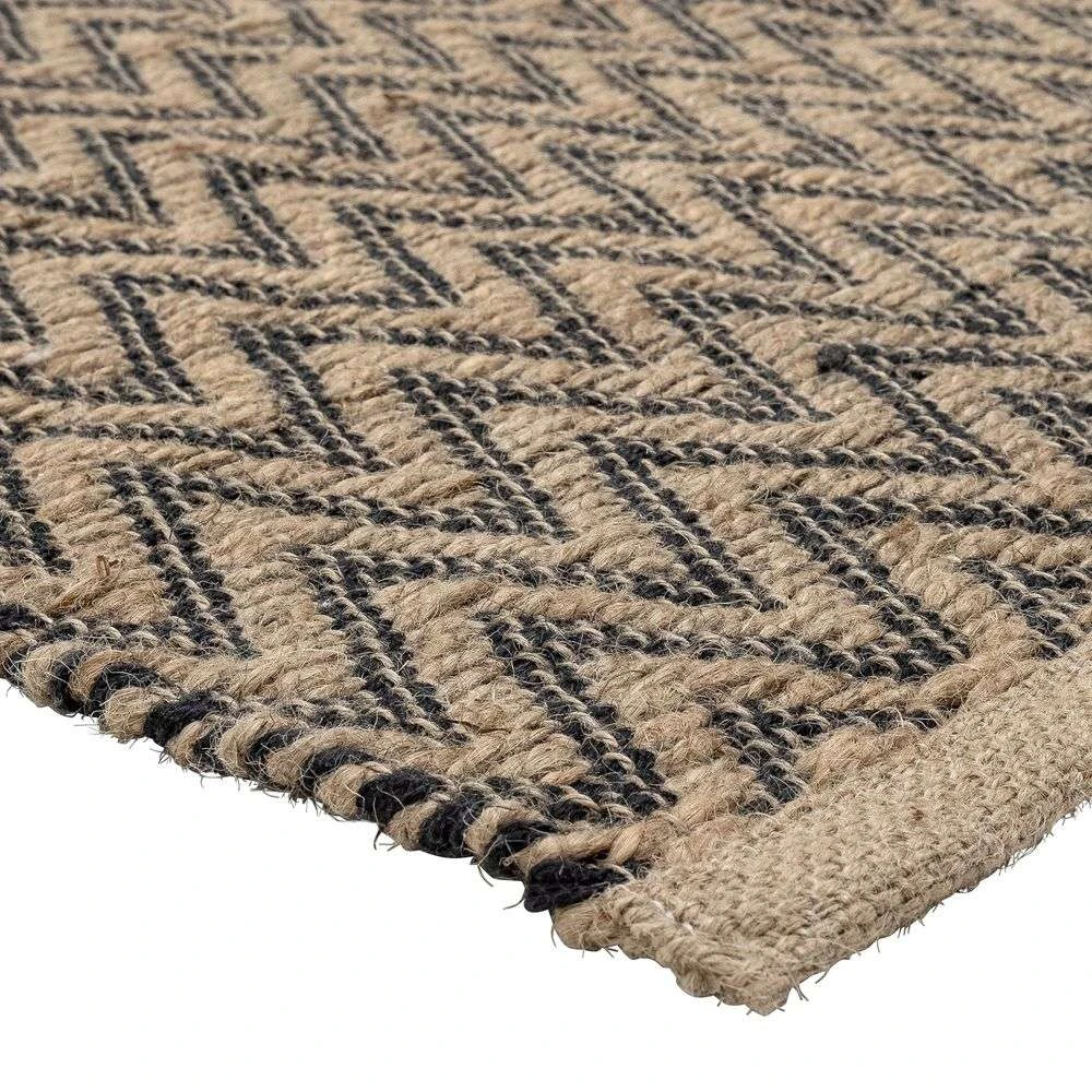 Lieu Rug Black Jute Bloomingville