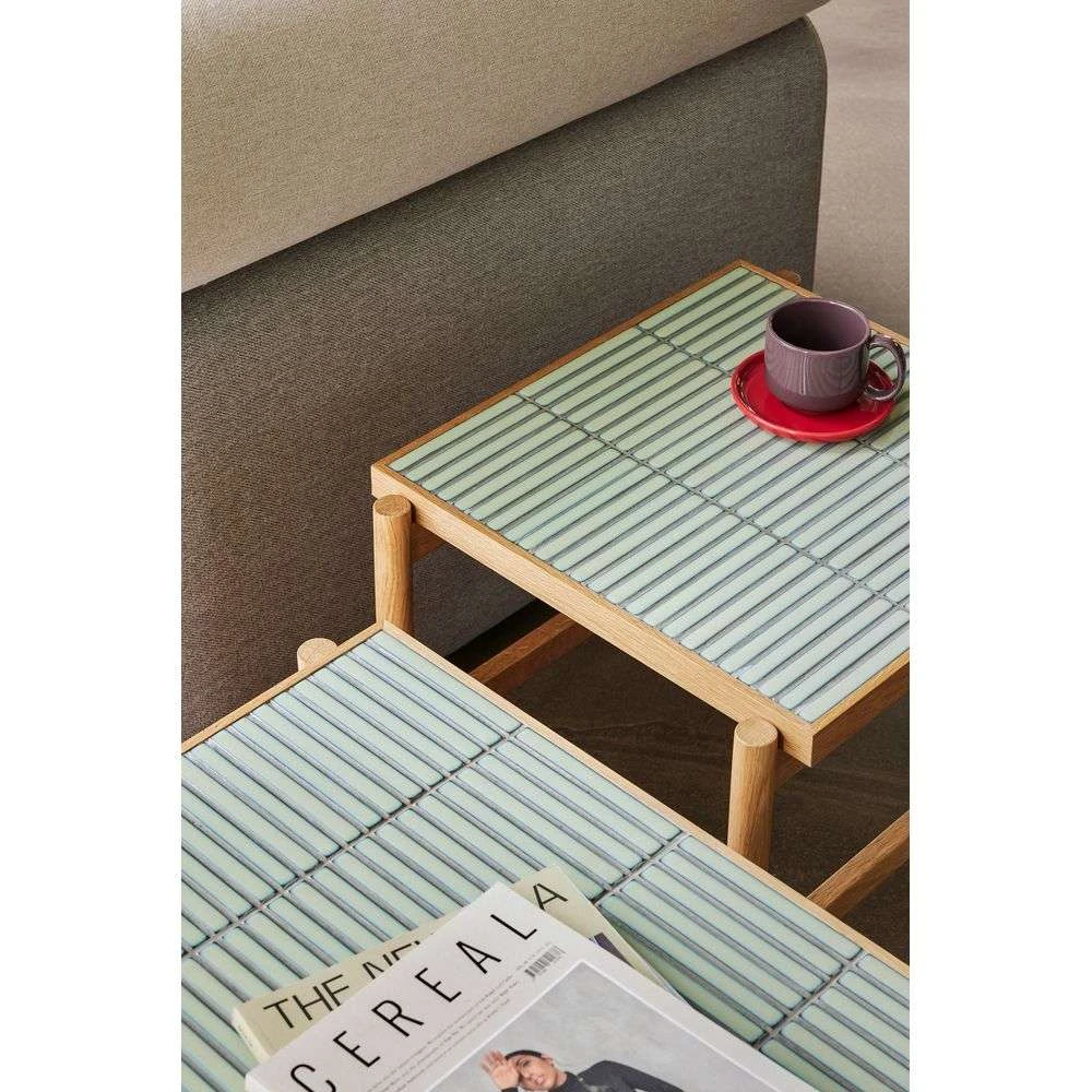 Tiled side table discount
