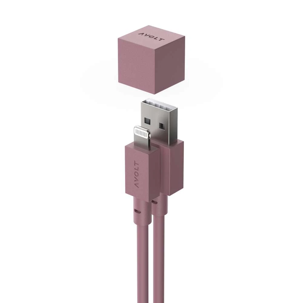 Avolt - Square 1 Extension Cord with USB Plug - Rust