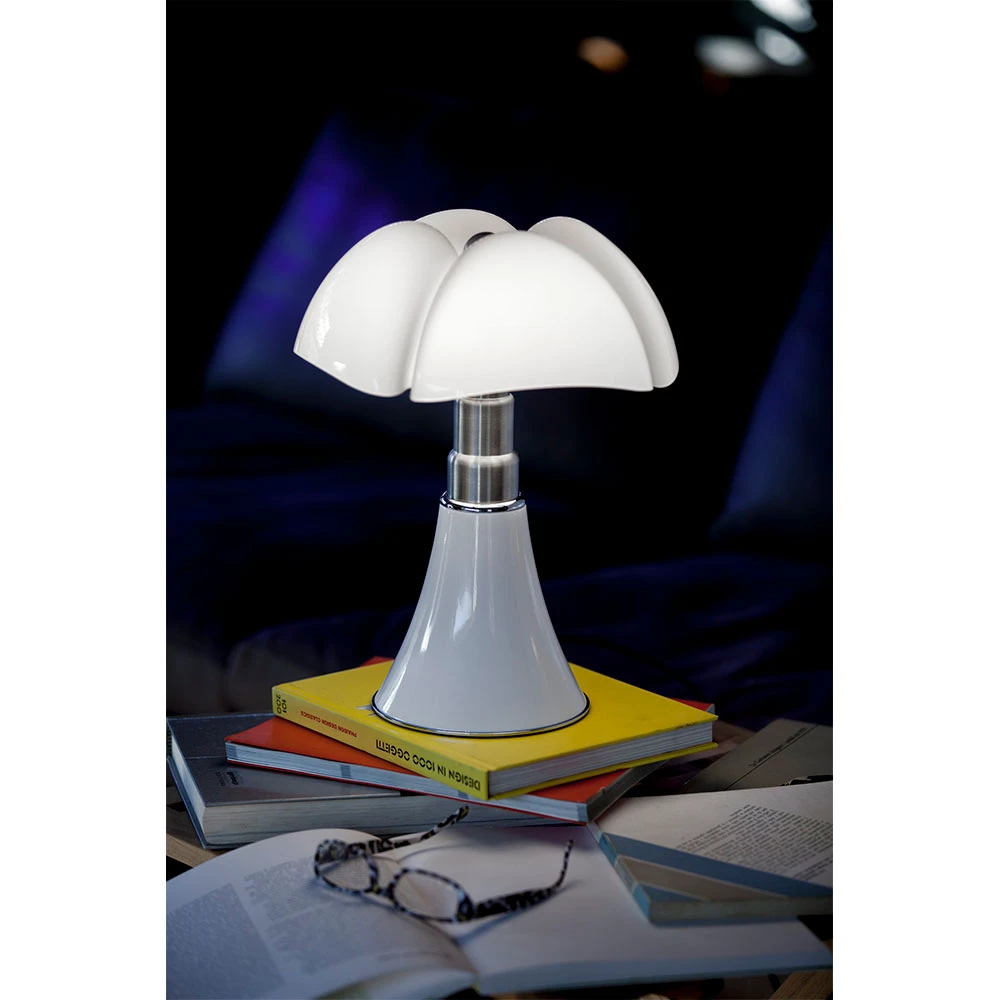 Lampe de table en béton, lampe tactile dimmable de chambre à