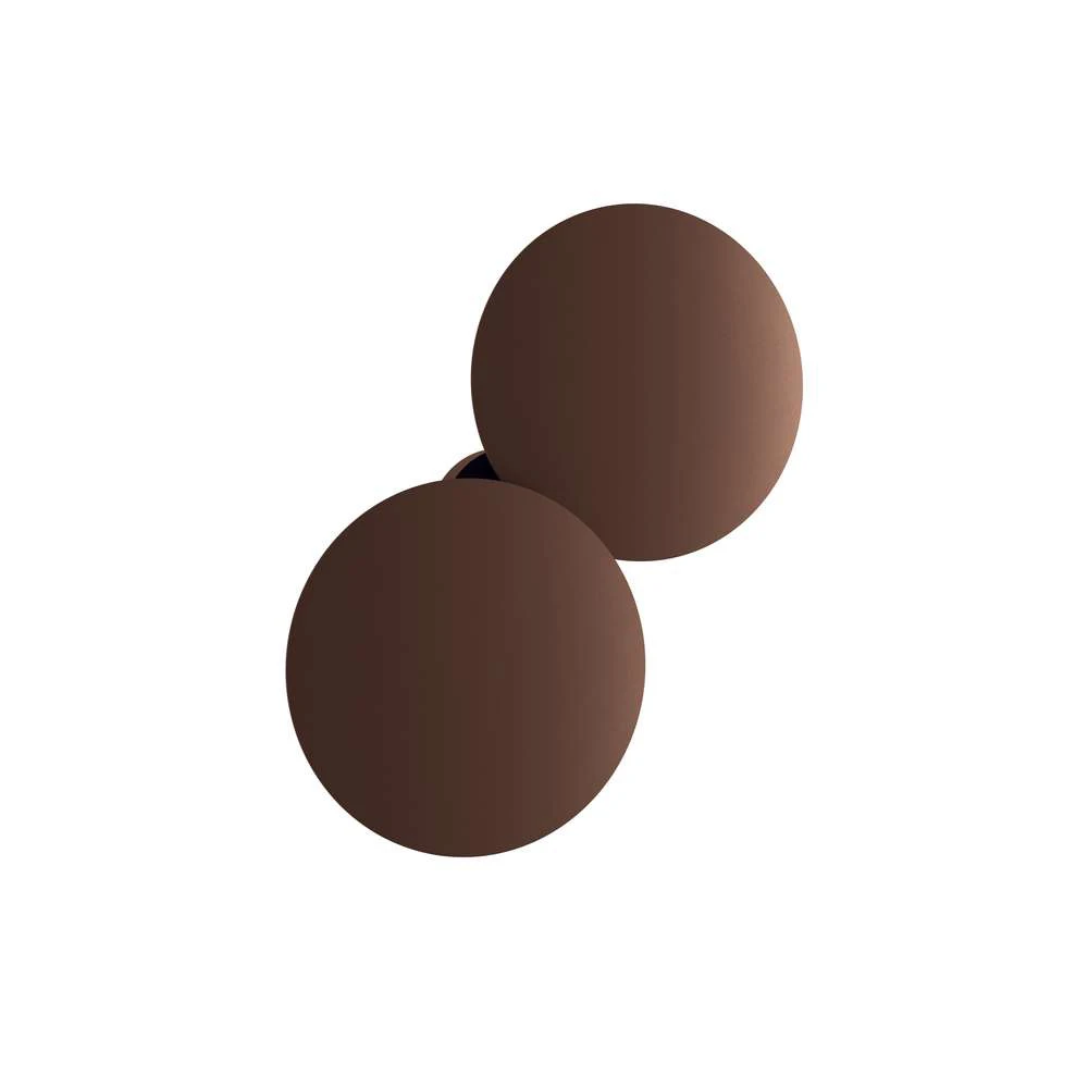 Puzzle Applique Murale/Plafonnier LED Round Double Bronze 2700K - Studio Italia
