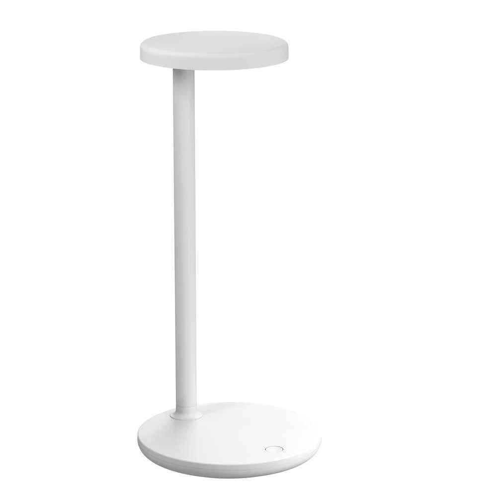 Lampada da tavolo Oblique QI LED di Flos - bianco