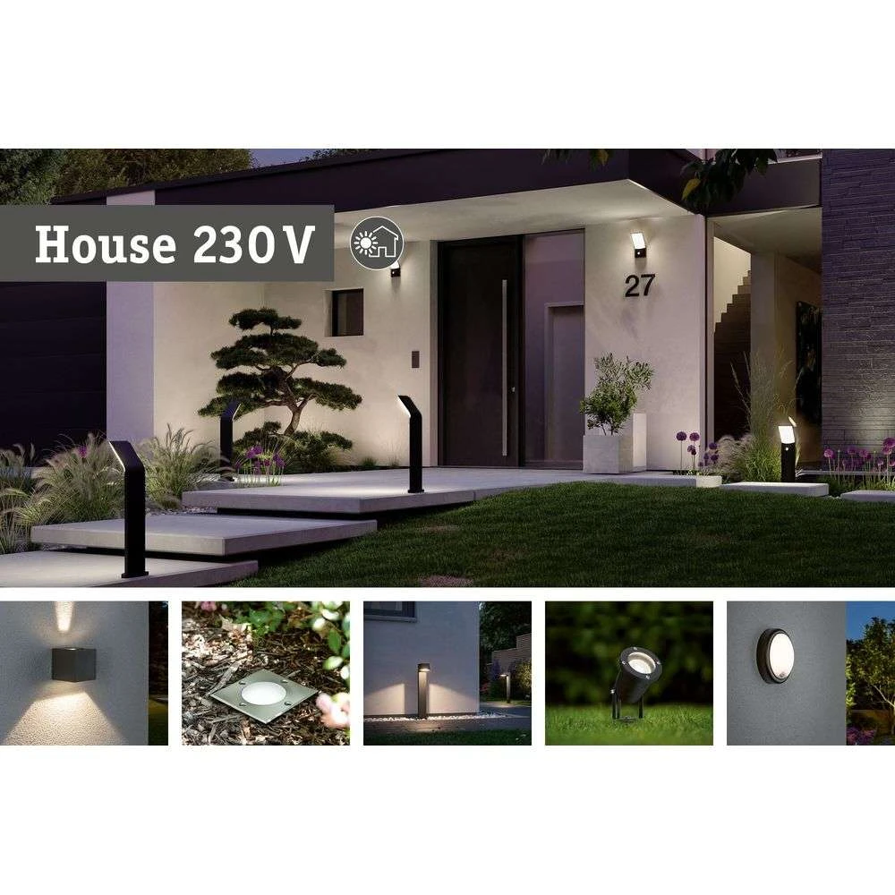 Swivea Spot Garten Leuchte Dark Grau Paulmann