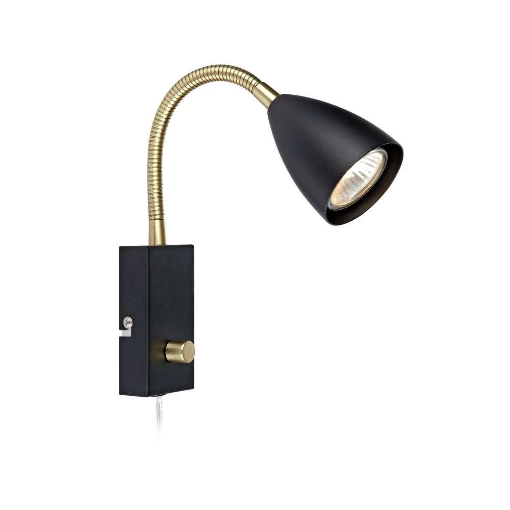 Ciro Aplique de Pared Flex Black Brass Marksl jd