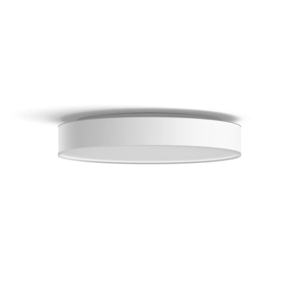 Plafonnier LED Hue Enrave L 33,5 w blanc Philips en blanc