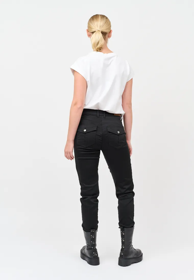 Køb CRÉTON CRAlena black jeans lige | kvalitet | Hurtig fragt!