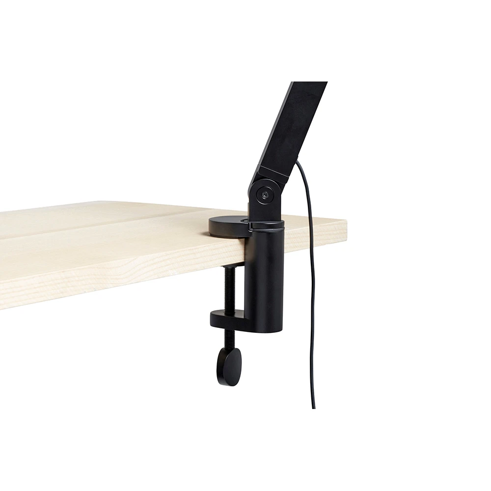 PC Bordlampe 2 arme m. klemme Soft Black HAY PC Bordlampe 2 arme m. klemme Soft Black HAY