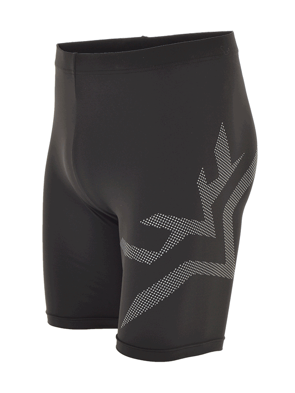 Rowing shorts | Black | Printed
