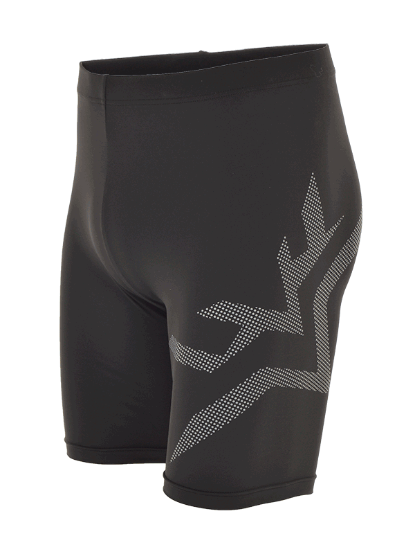 Rowing shorts Black Printed