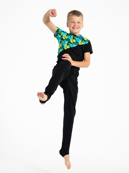 Basic black stirrup pants | Shop for your kids now!