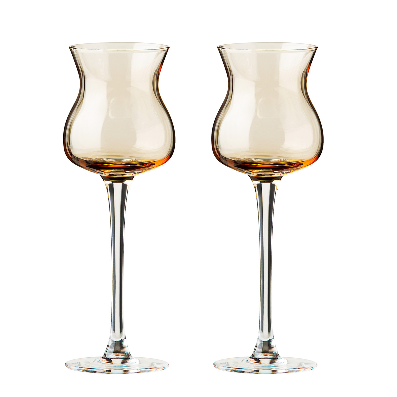 SINNERUP Aperitif glas gul top 2 stk. (AMBER/CURRY ONESIZE)