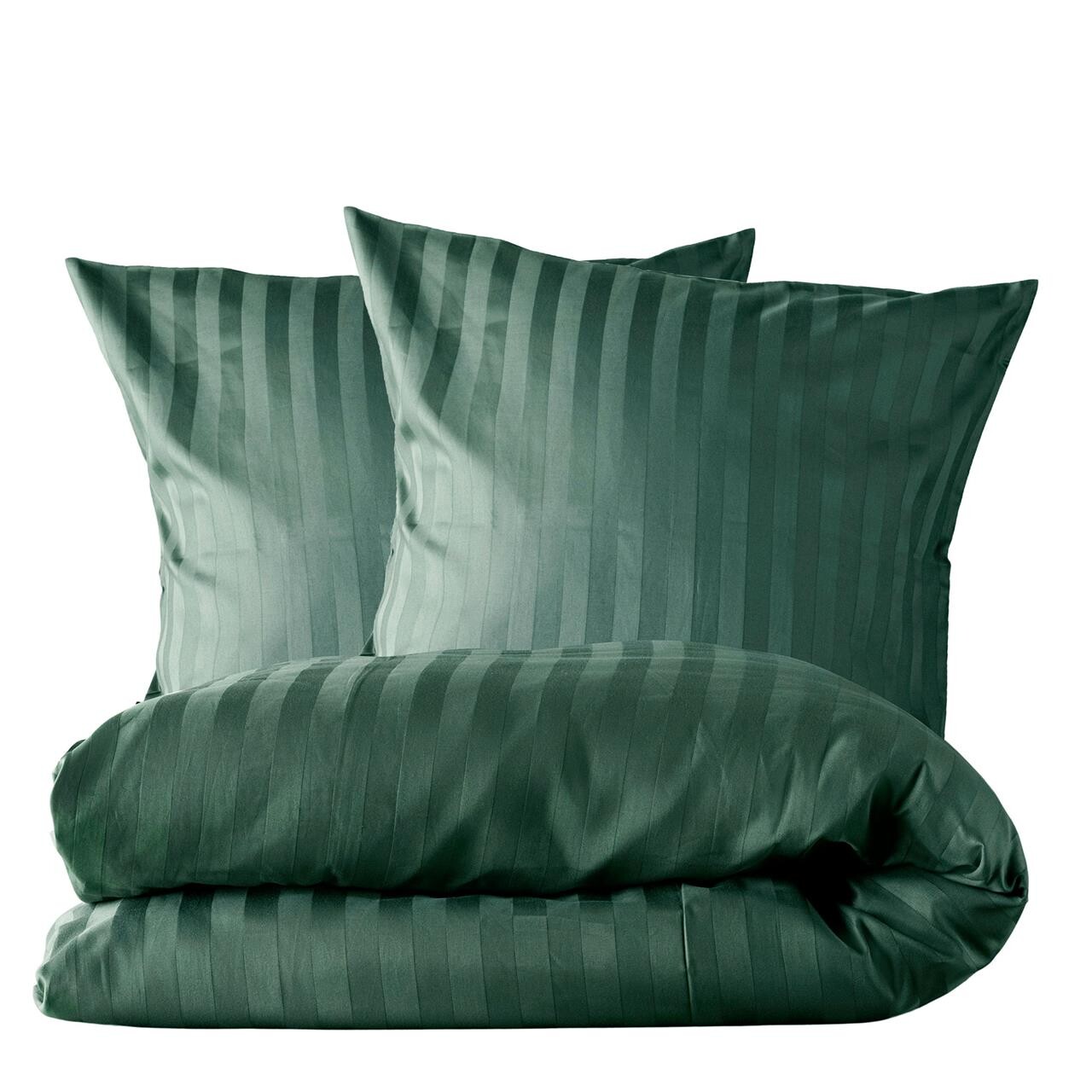 SINNERUP Stripe sengetøj (GRØN 200X220)