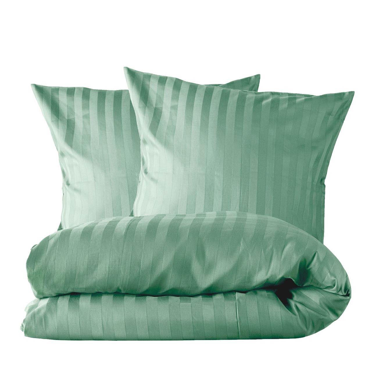 SINNERUP Stripe sengetøj (MOSS GREEN 200X220)